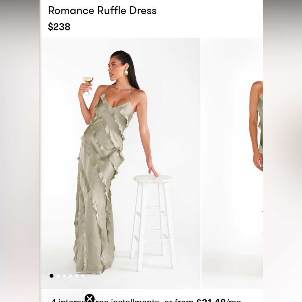Show Me Your MuMu Romance Ruffle Dress